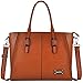 Best Laptop Bags for Women,15.6 Inch Women Briefcase Large Wing Designer Work Tote Computer Bag,Brown