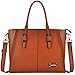 IAITU Laptop Tote Bag,15.6 Inch Crossbody Laptop Bag Casual Work Business Handbag with Smooth Zipper for Women（Brown）