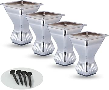 Patas de aluminio para muebles patas de zócalo de sofá patas de