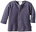 Zutano Infant Unisex-Baby Cozie Fleece Jacket, Navy, 12 Months