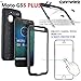 Moto G5S Plus Case, COVRWARE [Aegis Series] w/Built-in [Screen Protector] Heavy Duty Full-Body Rugged Holster Armor Case [Belt Swivel Clip][Kickstand] for Moto G5S Plus, Black