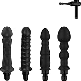 NUHUi Black Massage Gun Attachments, Set of 4