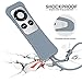 Sahiyeah Case Compatible for Apple TV Remote Case Light Weight Anti Slip Waterproof Shockproof Silicone Protective Case Cover for Apple TV 2 3 Remote Controller,Gray