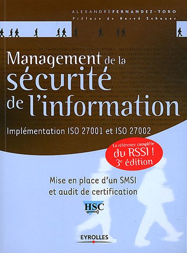 Management de la sécurité de l'information