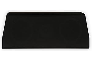 Theater Solutions C1 Bookshelf Center Channel Speaker Surround Sound Home Theater, Black