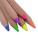 Stubby Pencil Studio Eco Highlighter Pencils - Set of 6 Neon Colors with a Jumbo Sharpener - Bible Highlighters - Wooden Highlighters Will Not Bleed or Dry Out