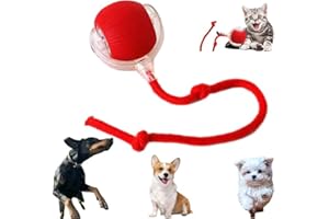 AUTRETY 2025 New Electric Dog Ball Toy,Electric Ball Dog Toy for Cat,360° Smart Automatic Interactive Rolling Dog Ball, Smart Interactive Pet Toy Ball,Automatic Dog Toy,Interactive Dog Toys,Gift for Kids