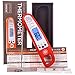 Instant Read Meat Thermometer For Cooking And Grill. UPGRADED WITH BACKLIGHT AND WATERPROOF BODY. Best Ultra Fast Digital Kitchen Probe. Includes Internal BBQ Meat Temperature Guide