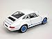 4.5 inch 1973 Porsche 911 Carrera RS 1/32 Scale Diecast Model by Welly - White/Blue