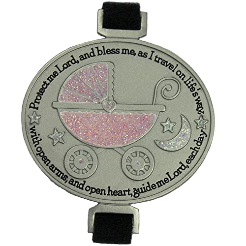 Abbey & CA Gift Pink Protect Me Lord Stroller Clip W/Velcro Strap