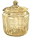 Miles Kimball Antique Yellow Glass Biscuit Jar
