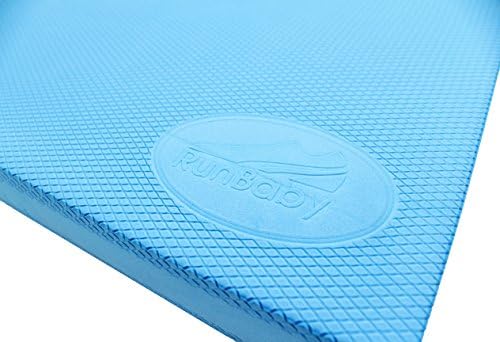 Balance Pad / Wobble Balance Board Trainer - Best Balance Pad for Yoga, Gymnastics, Surfing, Skating and All Balance Sports (Blue, Large)
