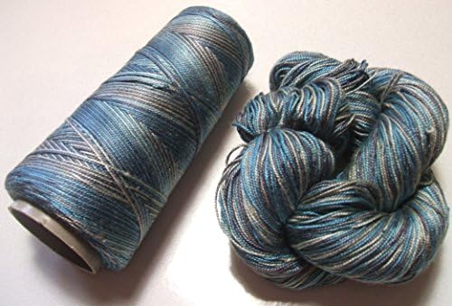 100% Mulberry Queen Silk Yarn 50 Gram 3 Ply Lace Weight Rain QS002 Lot F Cone or Hank