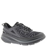 Hoka One One Men Bondi 4 Running Sneaker Shoe, Black, US 10
