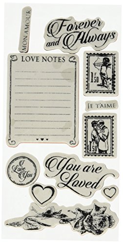 Graphic 45 Mon Amour 2 Cling Stamps