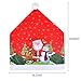Funkprofi Santa Snowman Elk Christmas Hat Chair Covers Christmas Decor Dinner Chair Xmas Cap Sets (6pcs)