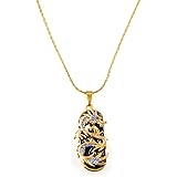 32GB USB Flash Drive Lovely Golden Dragon Thumb Drive with Crystal Pendant with Necklace USB 2.0 Memory Stick Pendrive by FEB