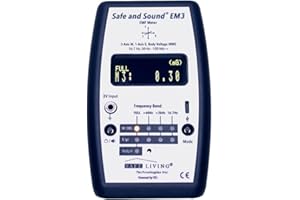 Safe and Sound EM3 Meter - Professional EMF Analyzer for Electric and Magnetic Fields - Safe Living Technologies Inc.