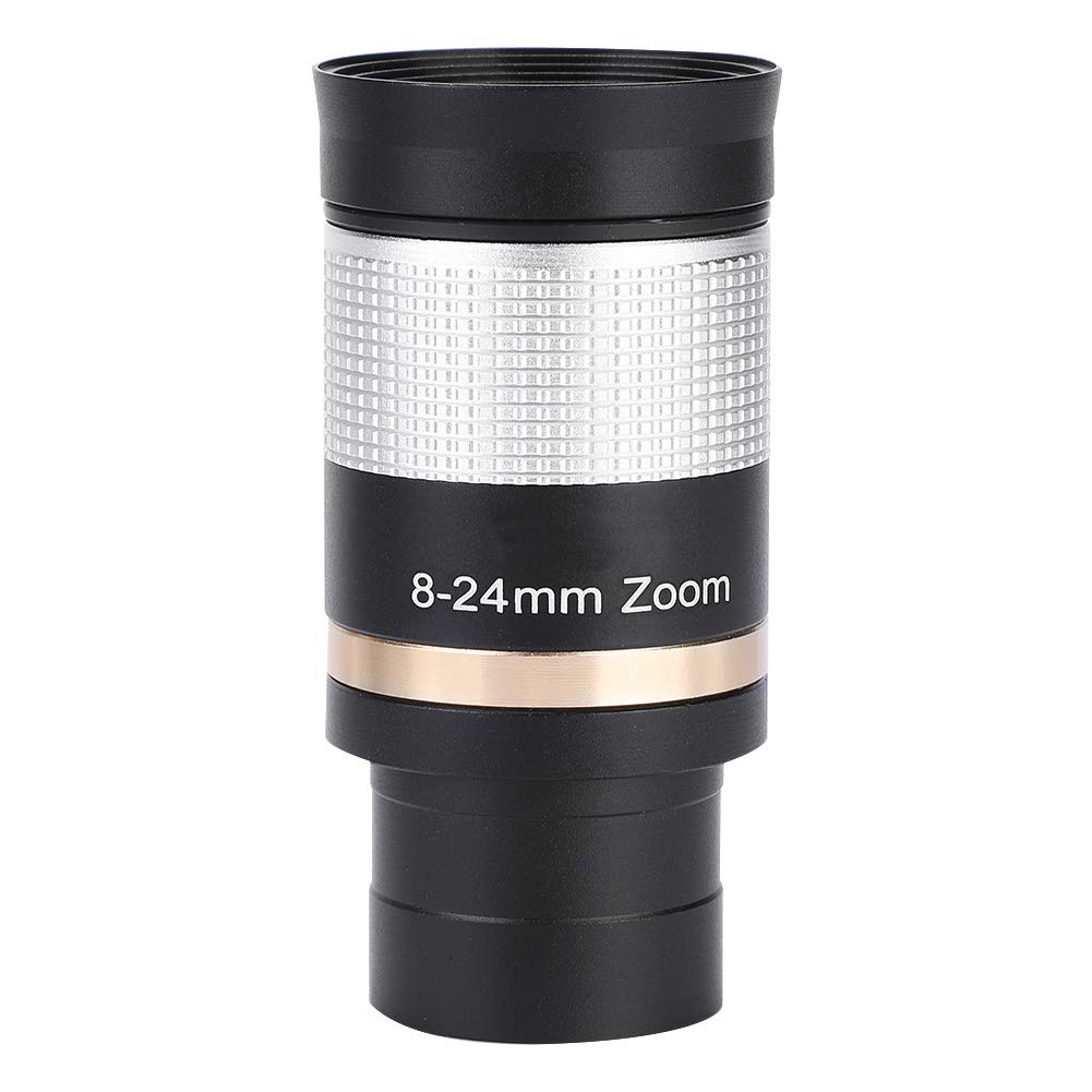 1.25in 8-24mm Zoom Eyepiece Multi Coated Optic Lens for Standard 31.7mm(1.25in) Astronomical Telescope