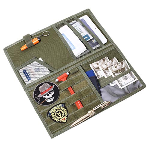 Tactical Molle Visor Panel Organizer Truck Large Vehicle Sun Visor