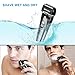 INSMART Electric Shaver for men, Waterproof Wet/Dry USB Quick Rechargeable Cordless Electric Razor with Led Display, Travel Lock & Pop Up Trimmer-Black
