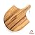 All Natural Acacia Wood Pizza Peel, Gourmet Luxury Pizza Paddle for Baking Homemade Pizza and Bread - Oven or Grill Use - POMODORO