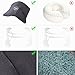 SAKEYR Neck Support Travel Pillow for Airplanes, Soft Comfortable Travel Neck Pillow Scarf for Unisex Men Women Kids Airplane Sleep Pillow with Adjustable Strap- Machine Washable (Grey)