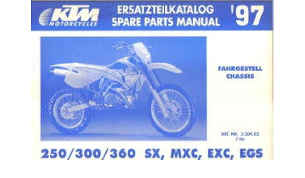 SMX EXC EGS Chassis Spare Parts Manual 