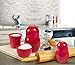 Fred M-CUPS Red Matryoshka Dry Measuring Cups, Set of 6