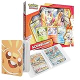 Totem World Galar Collection Box: Scorbunny & Zamazenta V with a Totem World Mini Binder Collectors Album Bundle