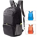 Waterproof Travel Backpack Daypack ,Cobiz 30L Ultralight Packable Laptop Hiking/Camping Backpack For Women Kids -Built In Safety Pocket丨Two Space丨Headphone Jack丨Safety Reflector Strip