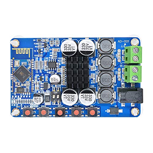 Diymore TDA7492P 50W+50W CSR8635 2x50W Dual Channel Stereo Amplifier DIY Module Wireless Digital Bluetooth 4.0 Audio Receiver Amplifier Board with Heatsink