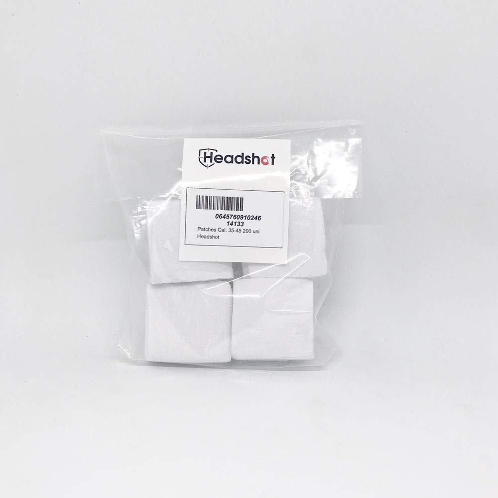 HEADSHOT Patches Lime 35-45 200 Uni, Adults Unisex, White, One Size