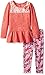 Nannette Girls' 2 Piece Fashion Legging Set with A Lace Overlay