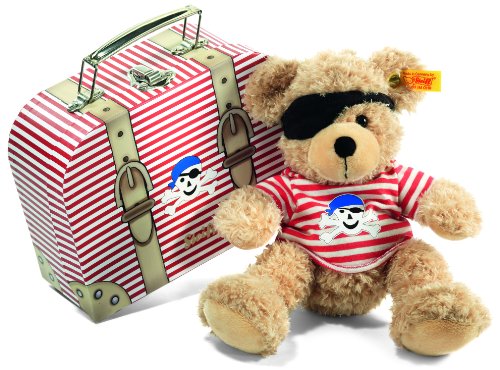 steiff bear with suitcase