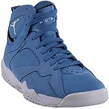 Jordan Men's Air 7 Retro, University Blue/White-White-Black