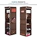 ZOBER Hanging Closet Organizer, 5-Shelf - Hanging Storage Organizer Shelves for Clothes, Towels, Toys - College Dorm Room, Nursery, & Home Closet