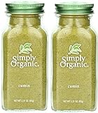 Simply Organic Cumin Seed Ground Certified Organic, 2.31-Ounce Container, 2 Pack