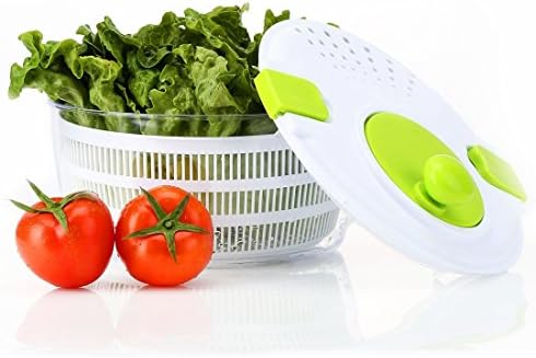 Amazing Salad Spinner , 4-1/2-Quart, Green Yellow Red