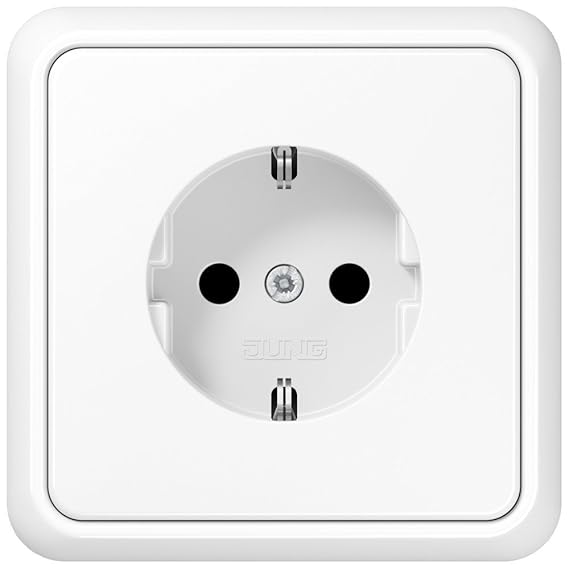JUNG CD 500 Alpinweiß (1x Steckdose, 1x Rahmen 1fach) Amazon.de Baumarkt