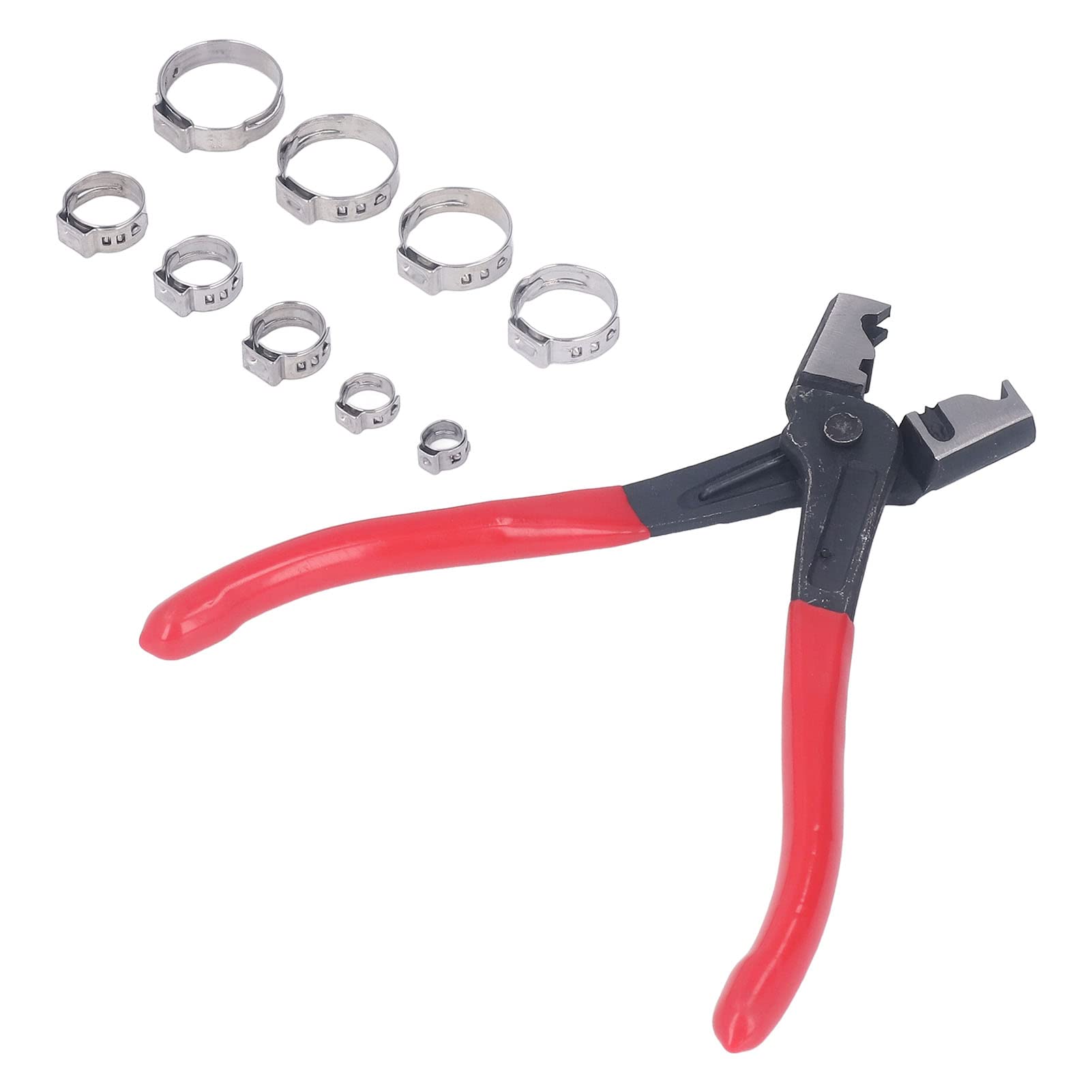 Hose Clamp Pliers, 80pcs Hose Clip Pliers Car Hose Clamp Pliers Fuel line Pliers with Storage Box for Automotive and Industrial Repairs