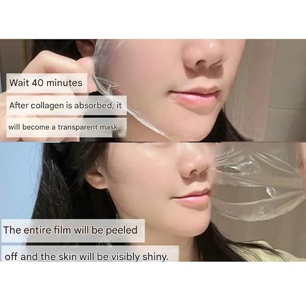 CHONGTAI 1 PC LEFILLEO COLLAGEN MASK FACIAL PEEL OFF CREAM MASK, DEEPLY FIRMING LIFTING PURIFYING REDUCE FINE LINES, 65G