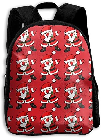 Boys Girls Funny Dabbing Santa Claus Christmas Dab Popular Printing Toddler Pre School Backpack Bags Lightweight