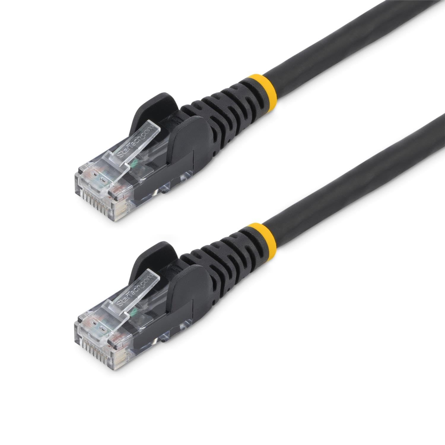 StarTech.com 10m CAT6 Ethernet Cable - LSZH (Low Smoke Zero Halogen) - 10 Gigabit 650MHz 100W PoE RJ45 UTP Network Patch Cord Snagless with Strain Relief - Black, CAT 6, ETL Verified (N6LPATCH10MBK)