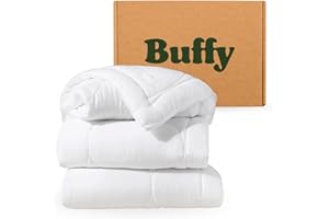 Buffy Cloud Cooling Comforter Queen/Full- White Comforter Queen for Hot Sleepers, Machine Washable Lightweight Fluffy All-Season Temperature-Regulating Eucalyptus Lyocell Duvet Insert