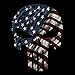GunSkins Magwell Skin Specialty Vinyl Decal for AR-15/M4 Lower Receivers (Skull America)
