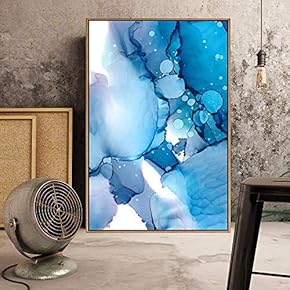 Floating Framed Canvas Wall Art for Living Room, Bedroom Ink Canvas Prints for Home Decoration Ready to Hang - 16x24 inches