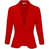 Hybrid & Company Women Super Comfy Ponte Office Blazer