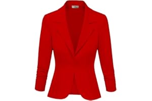 Hybrid & Company Women Super Comfy Ponte Office Blazer