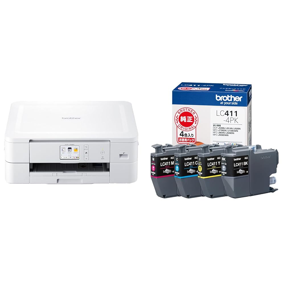 ブラザー プリンター A4インクジェット複合機 DCP-J528N (Wi-Fi/自動両面印刷/スマホ対応/2023年モデル)商品画像